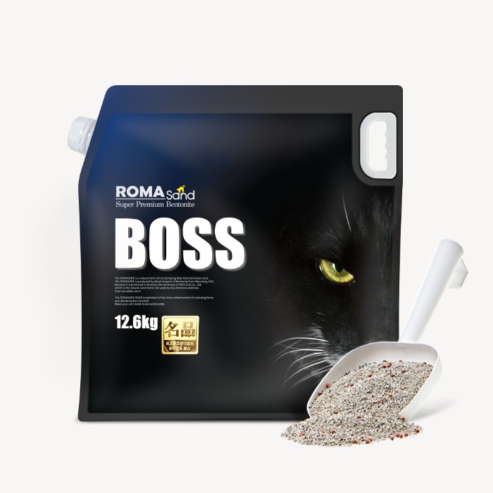 로마샌드,[ROMA]로마샌드 보스(프리미엄) 대용량 12.6kg 고양이모래,로패밀리,국내 